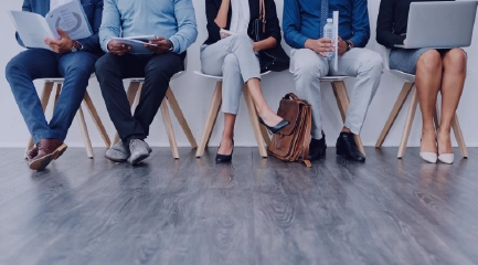 Careers - Group of interviewees sitting together